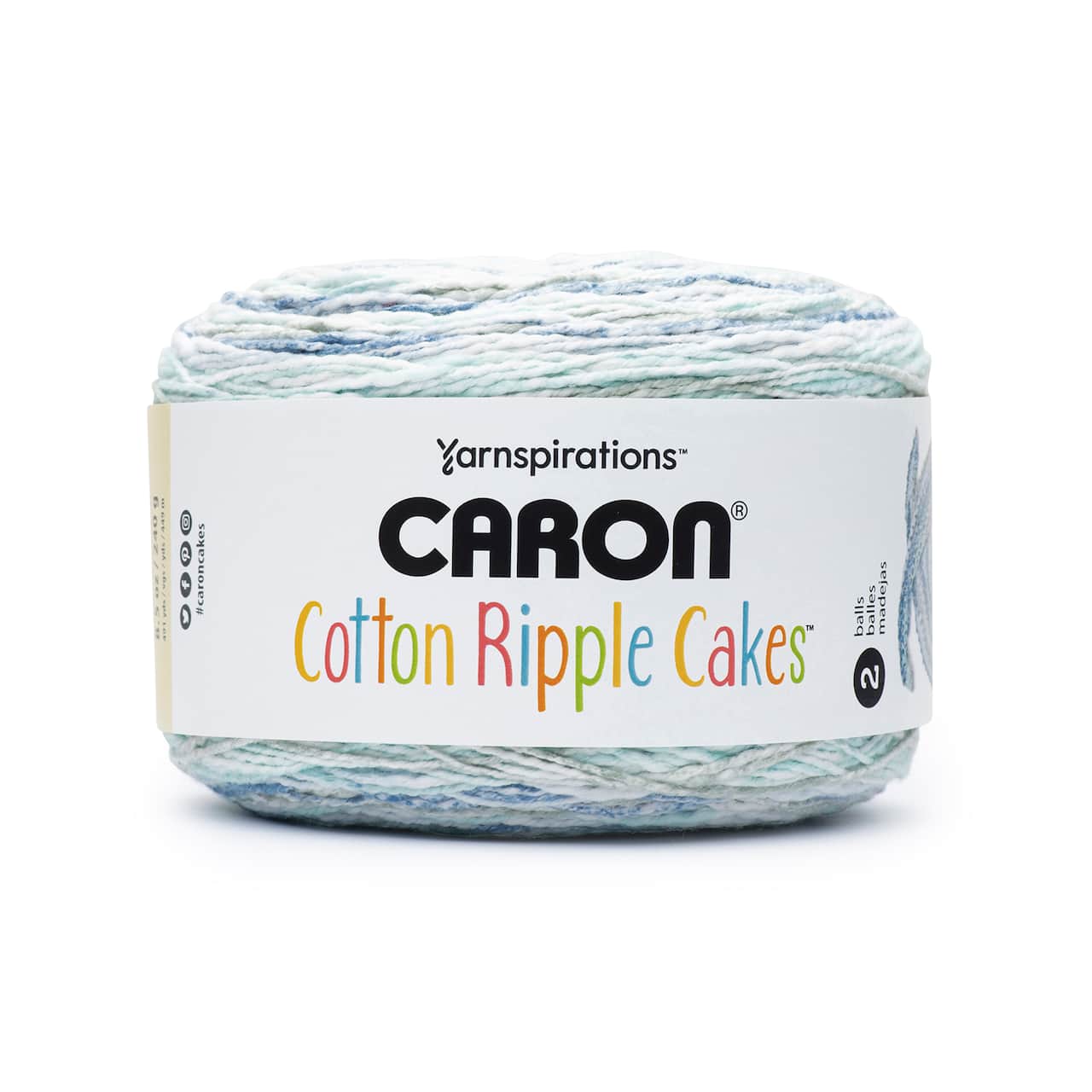 Caron&#xAE; Cotton Ripple Cakes&#x2122; Yarn